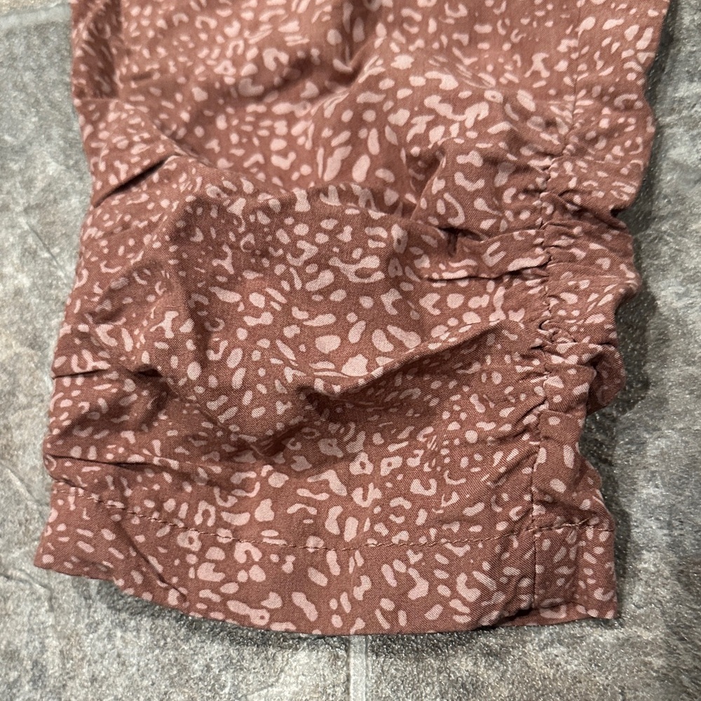 Thread & Supply Brown Patterned Pants - image 8